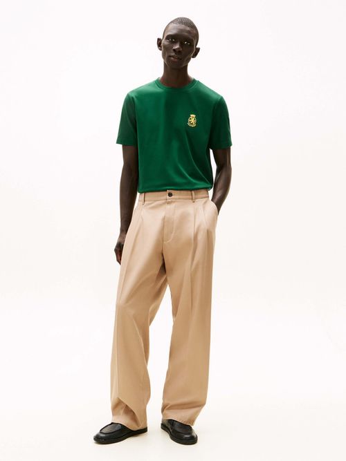 Playera-De-Punto-Interlock-Con-Logo-Bordado-De-Hombre-Tommy-Hilfiger-MW0MW42854-L6K