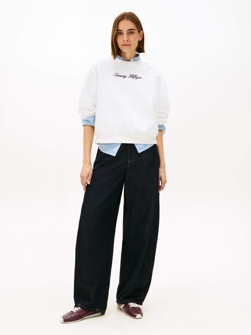 Sudadera-suave-con-capucha-o-cuello-redondo-y-branding-clasico-WW0WW47837-YBL