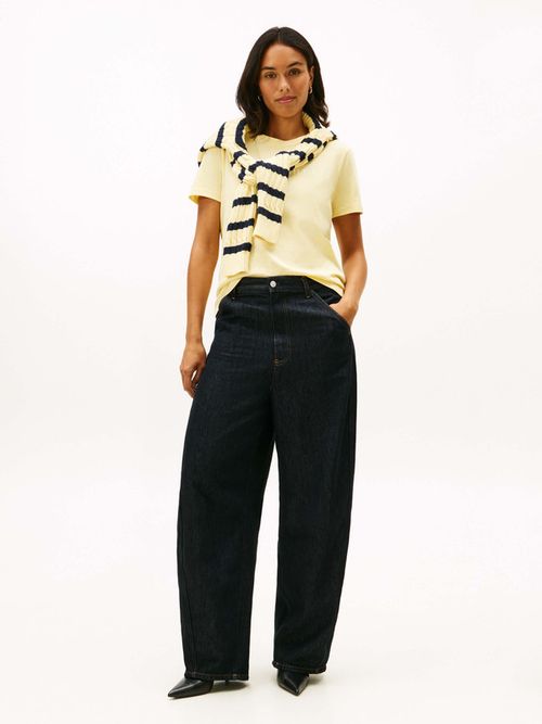 Playera-De-Cuello-Redondo-Con-Logo-De-Mujer-Tommy-Hilfiger-WW0WW40276-ZGI