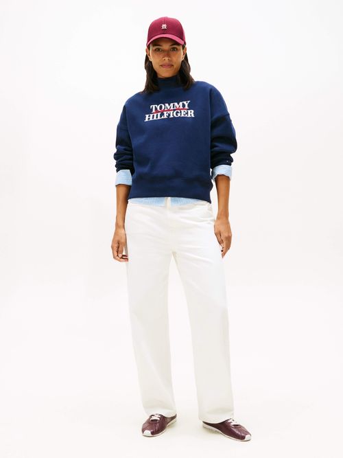 Sudadera-suave-con-capucha-o-cuello-redondo-y-branding-clasico-WW0WW47849-C1G