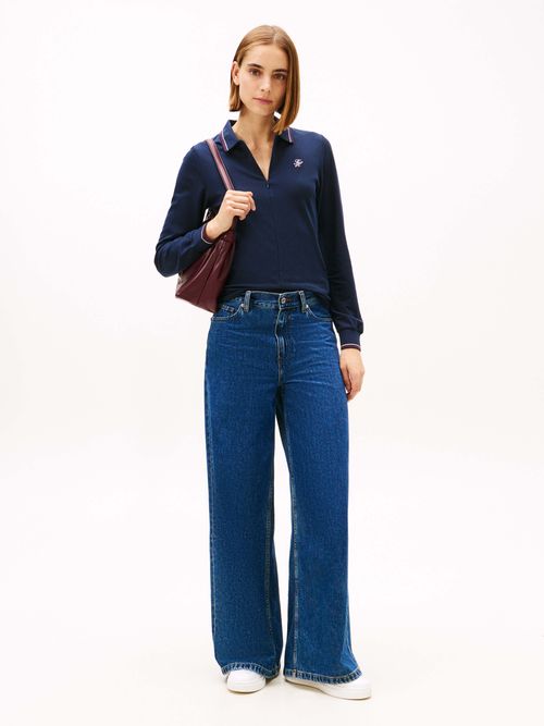 Polo-clasico-con-tapeta-y-logo-ideal-para-looks-smart-casual-WW0WW47852-C1G