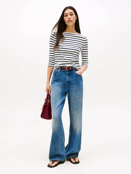 Playera-Slim-De-Cuello-Barco-De-Mujer-Tommy-Hilfiger-WW0WW40589-03L