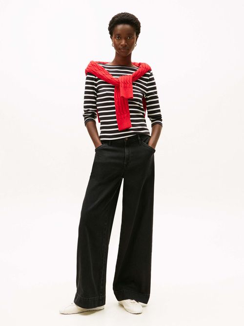 Playera-Slim-De-Cuello-Barco-De-Mujer-Tommy-Hilfiger-WW0WW40589-0AS