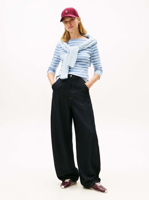 Playera-Slim-De-Cuello-Barco-De-Mujer-Tommy-Hilfiger-WW0WW40589-0BG