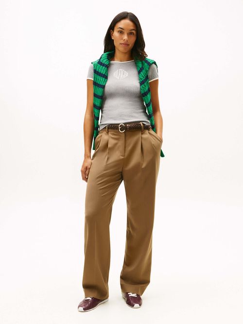 Playera-Slim-Con-Logo-De-Mujer-Tommy-Hilfiger-WW0WW47881-P61