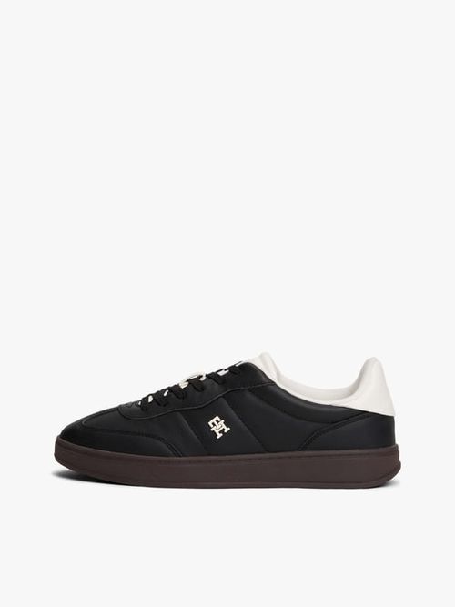 Tenis-Heritage-De-Piel-Brillante-De-Mujer-Tommy-Hilfiger-FW0FW08823-BDS