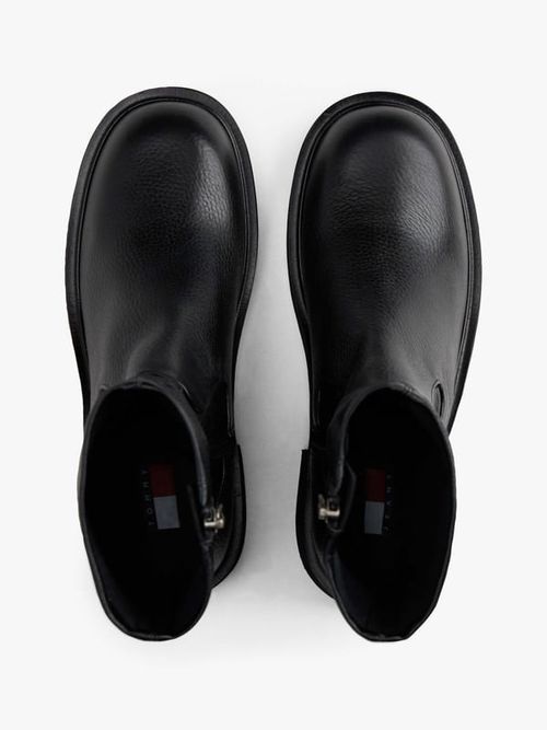 Botas-De-Media-Caña-De-Piel-Con-Logo-De-Mujer-Tommy-Jeans-EN0EN02928-BDS