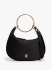 Bolso-Hobo-De-Saten-Con-Asa-De-Pulsera-De-Mujer-Tommy-Hilfiger-AW0AW18236-BDS