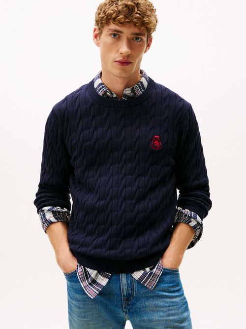 Sueter-De-Punto-Y-Detalles-Iconicos-De-Hombre-Tommy-Hilfiger-MW0MW41515-DW5