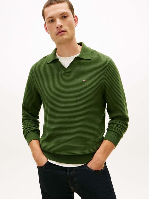 Sueter-De-Punto-Texturizado-Y-Cuello-De-Polo-De-Hombre-Tommy-Hilfiger-MW0MW41644-L01