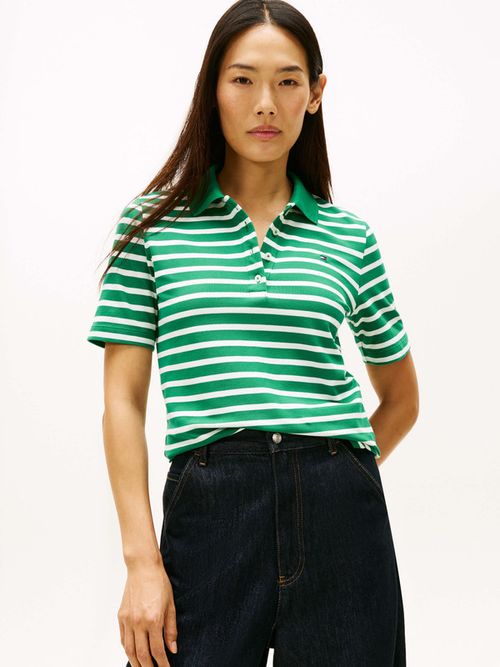 Polo-1985-De-Corte-Regular-En-Pique-De-Mujer-Tommy-Hilfiger-WW0WW43224-0CL