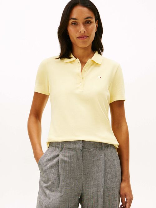 Polo-1985-De-Corte-Slim-En-Pique-De-Mujer-Tommy-Hilfiger-WW0WW43225-ZGI