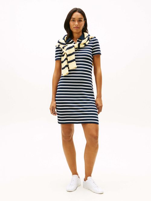 Vestido-Femenino-Y-Moderno-Con-Detalles-Distintivos-De-Mujer-Tommy-Hilfiger-WW0WW43228-0X4