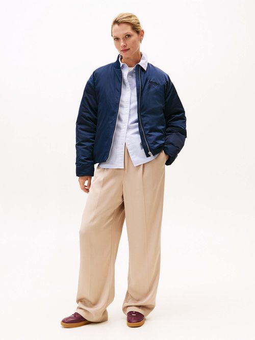 Pantalon-De-Corte-Oversize-Y-Pierna-Ancha-De-Mujer-Tommy-Hilfiger-WW0WW46750-AEG