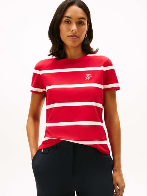 Playera-De-Punto-Con-Cuello-Redondo-Y-Logo-De-Mujer-Tommy-Hilfiger-WW0WW47809-0E2