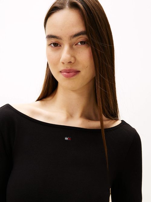 Vestido-Casual-Con-Estetica-Contemporanea-Y-Sello-Tommy-Jeans-De-Mujer-Tommy-Jeans-DW0DW21493-BDS