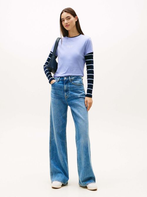 Playera-De-Punto-Con-Logo-Y-Corte-Slim-De-Mujer-Tommy-Jeans-DW0DW21542-C5Z