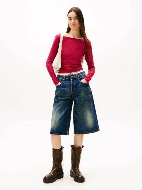 Top-Slim-De-Manga-Larga-Con-Logo-De-Cristales-De-Mujer-Tommy-Jeans-DW0DW21548-XJP