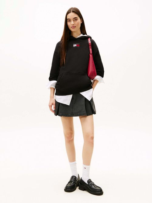 Sudadera-Con-Capucha-Y-Logo-De-Strass-De-Mujer-Tommy-Jeans-DW0DW21605-BDS