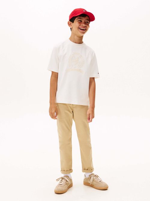 Playera-De-Cuello-Redondo-Con-Escudo-Th-De-Nino-Tommy-Hilfiger-KB0KB09930-YA8
