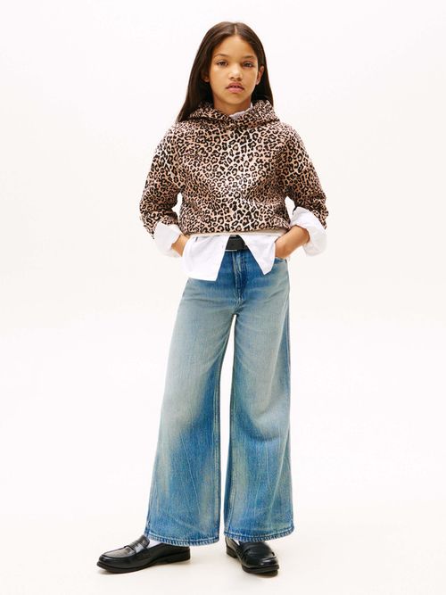 Sudadera-Suave-Con-Capucha-O-Cuello-Redondo-Y-Logo-Distintivo-De-Nina-Tommy-Hilfiger-KG0KG09084-0F4