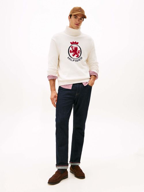 Sueter-Amplio-Con-Escudo-Th-En-Intarsia-De-Hombre-Tommy-Hilfiger-MW0MW41482-Z00