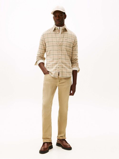 Camisa-Clasica-Con-Cuello-Camisero-Y-Detalles-Iconicos-De-Hombre-Tommy-Hilfiger-MW0MW41512-0L0