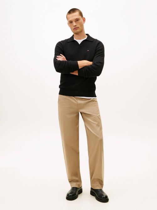 Sueter-De-Punto-Texturizado-Y-Cuello-De-Polo-De-Hombre-Tommy-Hilfiger-MW0MW41644-BDS