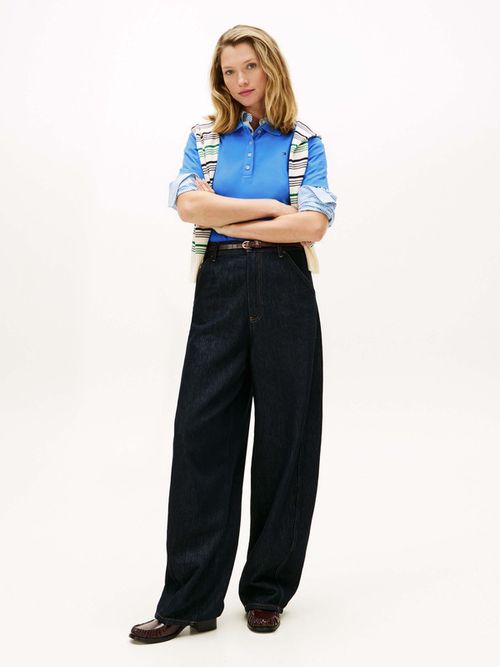 Polo-1985-De-Corte-Regular-En-Pique-De-Mujer-Tommy-Hilfiger-WW0WW43224-C4H