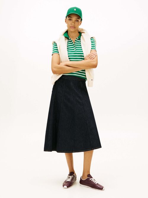 Polo-1985-De-Corte-Slim-En-Pique-De-Mujer-Tommy-Hilfiger-WW0WW43225-0CL