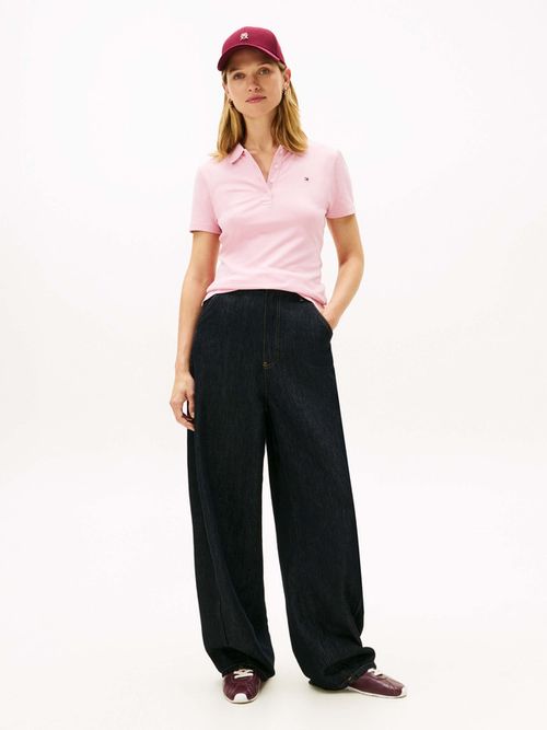 Polo-1985-De-Corte-Slim-En-Pique-De-Mujer-Tommy-Hilfiger-WW0WW43225-TPG