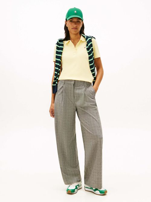 Polo-1985-De-Corte-Slim-En-Pique-De-Mujer-Tommy-Hilfiger-WW0WW43225-ZGI