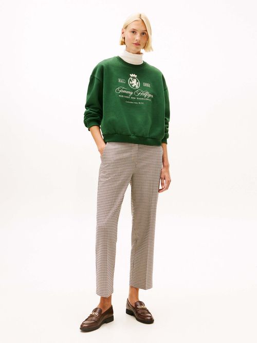 Sudadera-Amplia-Con-Escudo-Th-Bordado-De-Mujer-Tommy-Hilfiger-WW0WW46128-LZP