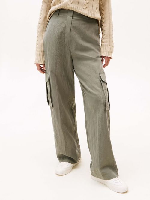 Pantalon-amplio-con-pierna-recta-de-mujer-Tommy-Hilfiger-WW0WW48363-PSA