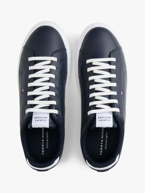 Tenis-De-Tenis-En-Piel-Ligeras-De-Hombre-Tommy-Hilfiger-FM0FM05678-DW5