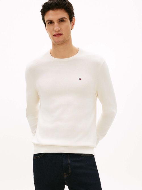 Sueter-De-Cuello-Redondo-Con-Logo-Bordado-De-Hombre-Tommy-Hilfiger-MW0MW39999-Z00