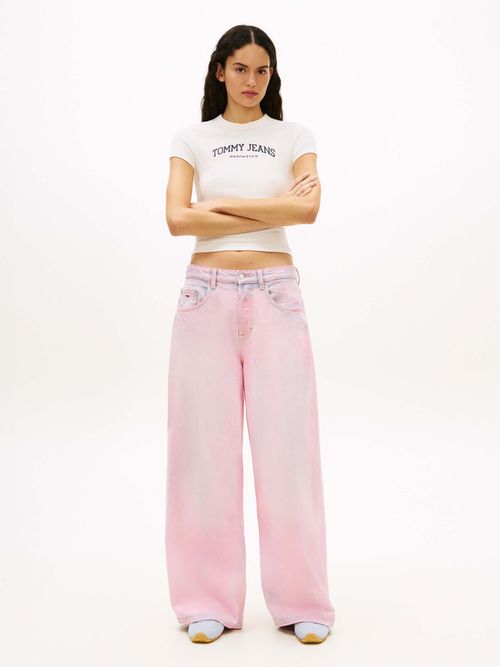 Playera-Slim-De-Cuello-Redondo-Con-Logo-De-Mujer-Tommy-Jeans-DW0DW22302-YBH