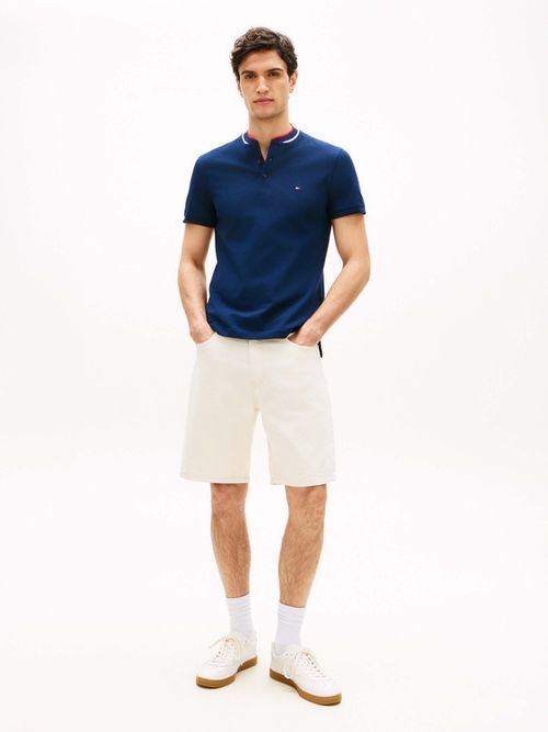 Polo-Slim-Con-Cuello-Ribeteado-De-Hombre-Tommy-Hilfiger-MW0MW34752-DCC