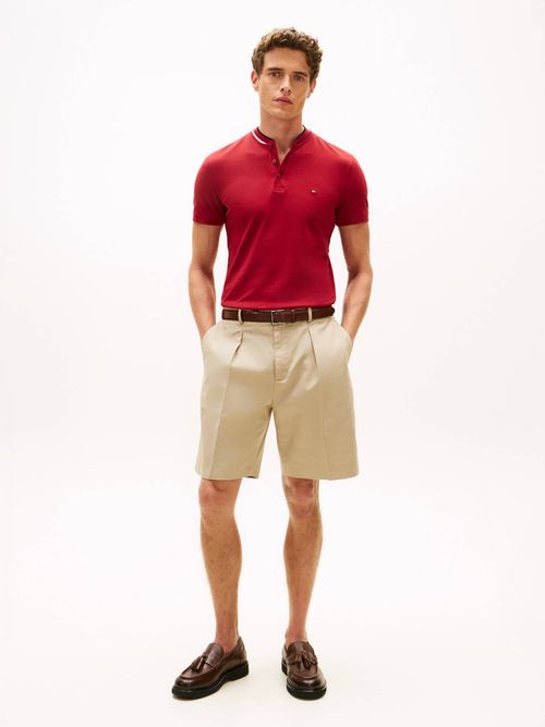 Polo-Slim-Con-Cuello-Ribeteado-De-Hombre-Tommy-Hilfiger-MW0MW34752-XIT