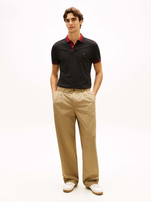 Polo-Regular-Con-Cuello-Color-Block-De-Hombre-Tommy-Hilfiger-MW0MW40688-BDS