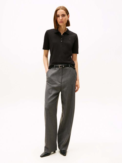 Polo-1985-De-Corte-Regular-En-Pique-De-Mujer-Tommy-Hilfiger-WW0WW43224-BDS