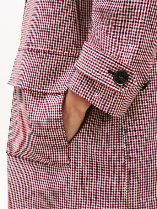 Abrigo-2-En-1-De-Cuadros-Repelente-Al-Agua-De-Mujer-Tommy-Hilfiger-WW0WW47766-0MS