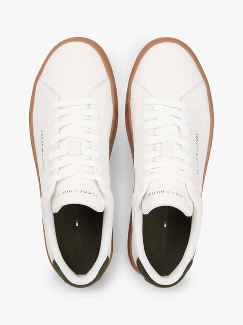 Tenis-De-Tenis-En-Piel-De-Hombre-Tommy-Hilfiger-FM0FM05367-01V