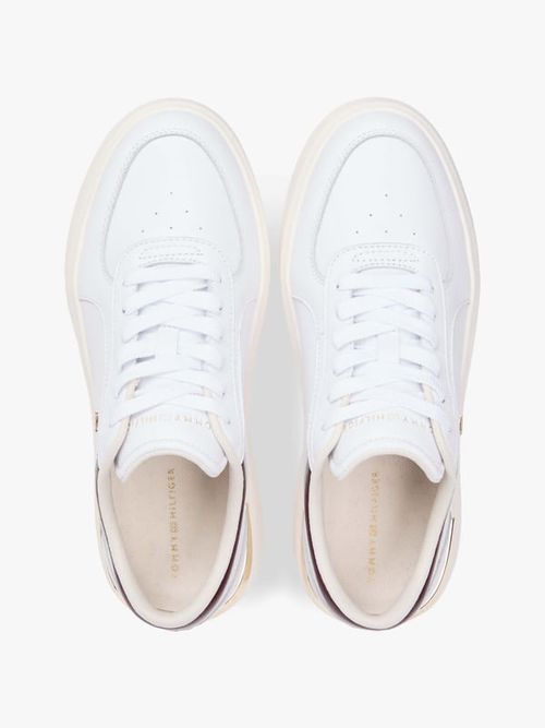 Tenis-De-Piel-Con-Plataforma-De-Mujer-Tommy-Hilfiger-FW0FW09364-01W