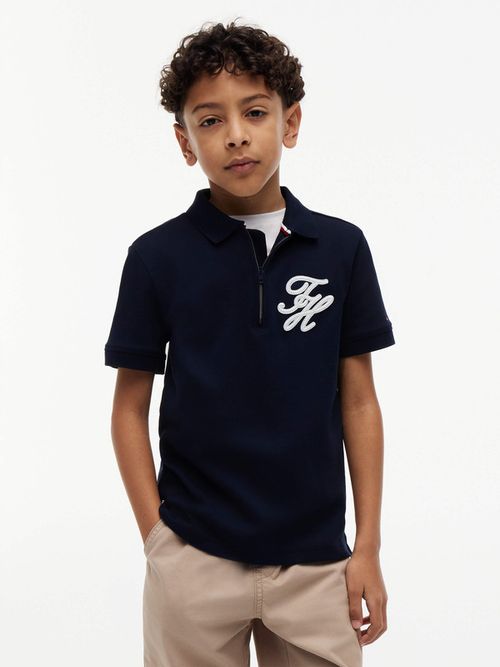 polo-de-corte-regular-con-logo-de-cuerda-de-nino-tommy-hilfiger-kb0kb10232-c1g