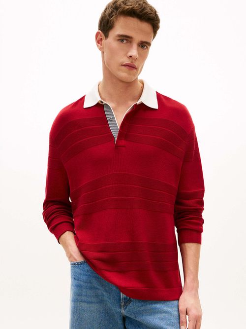 polo-de-rugby-smart-casual-amplio-de-hombre-tommy-hilfiger-mw0mw40855-xmo