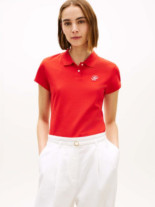 polo-1985-slim-con-logo-bordado-de-mujer-tommy-hilfiger-ww0ww49259-sne