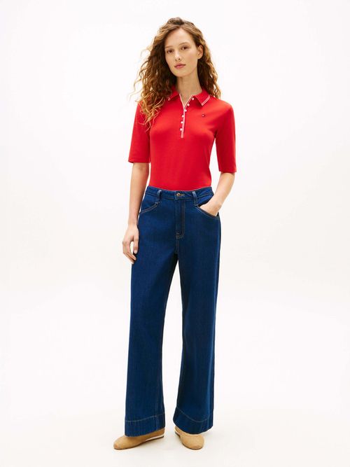 polo-slim-de-media-manga-con-ribetes-de-mujer-tommy-hilfiger-ww0ww49828-sne
