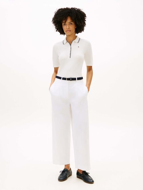polo-slim-de-media-manga-con-ribetes-de-mujer-tommy-hilfiger-ww0ww49828-ybl