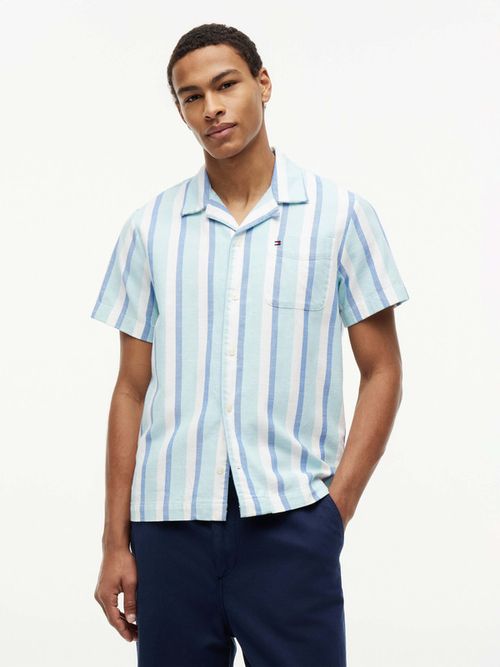camisa-de-manga-corta-con-rayas-tommy-hilfiger-para-hombre-mw0mw42524-csr